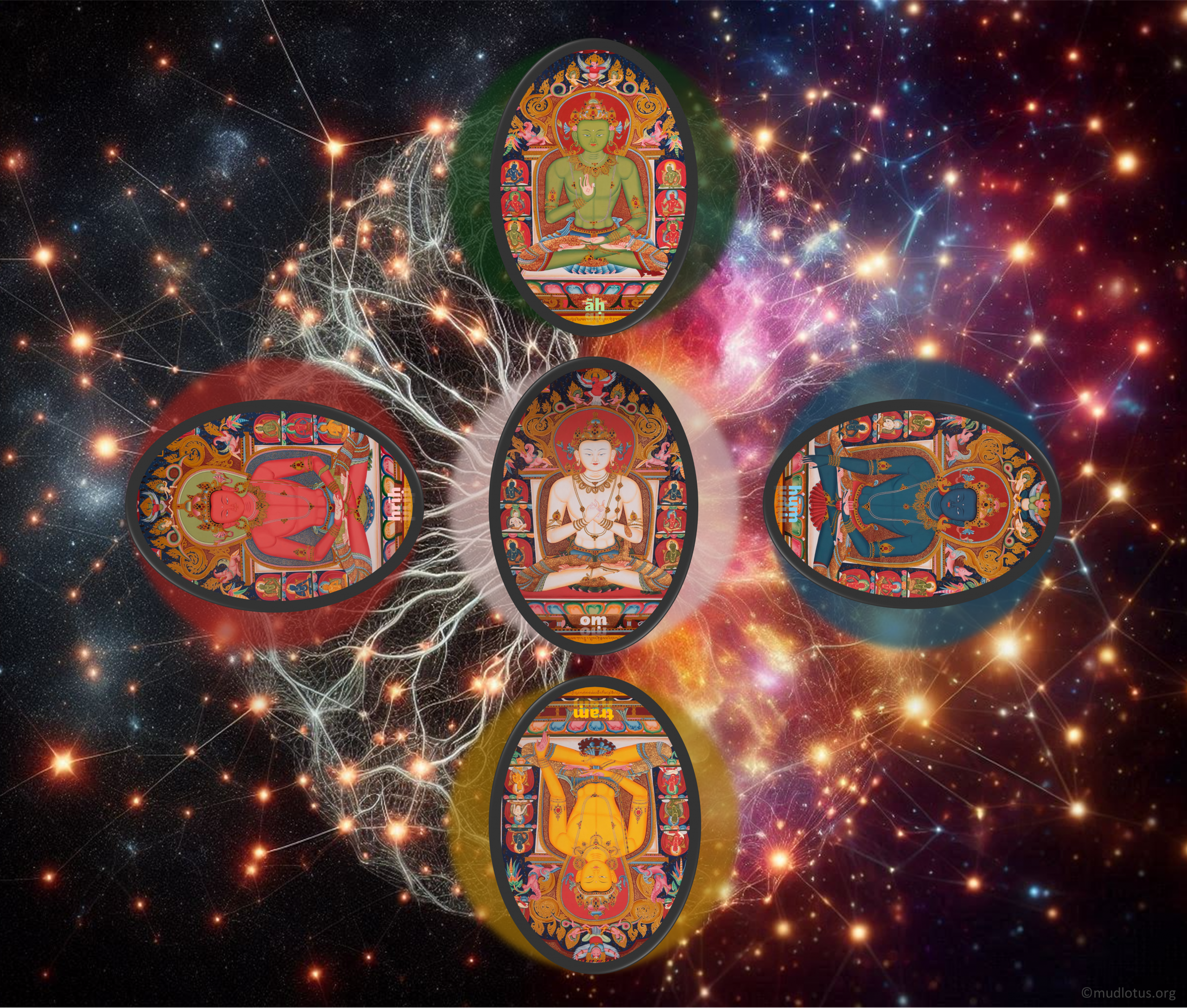 Five wisdom buddhas